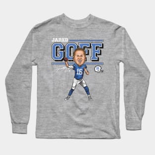 Jared Goff Detroit Cartoon Long Sleeve T-Shirt